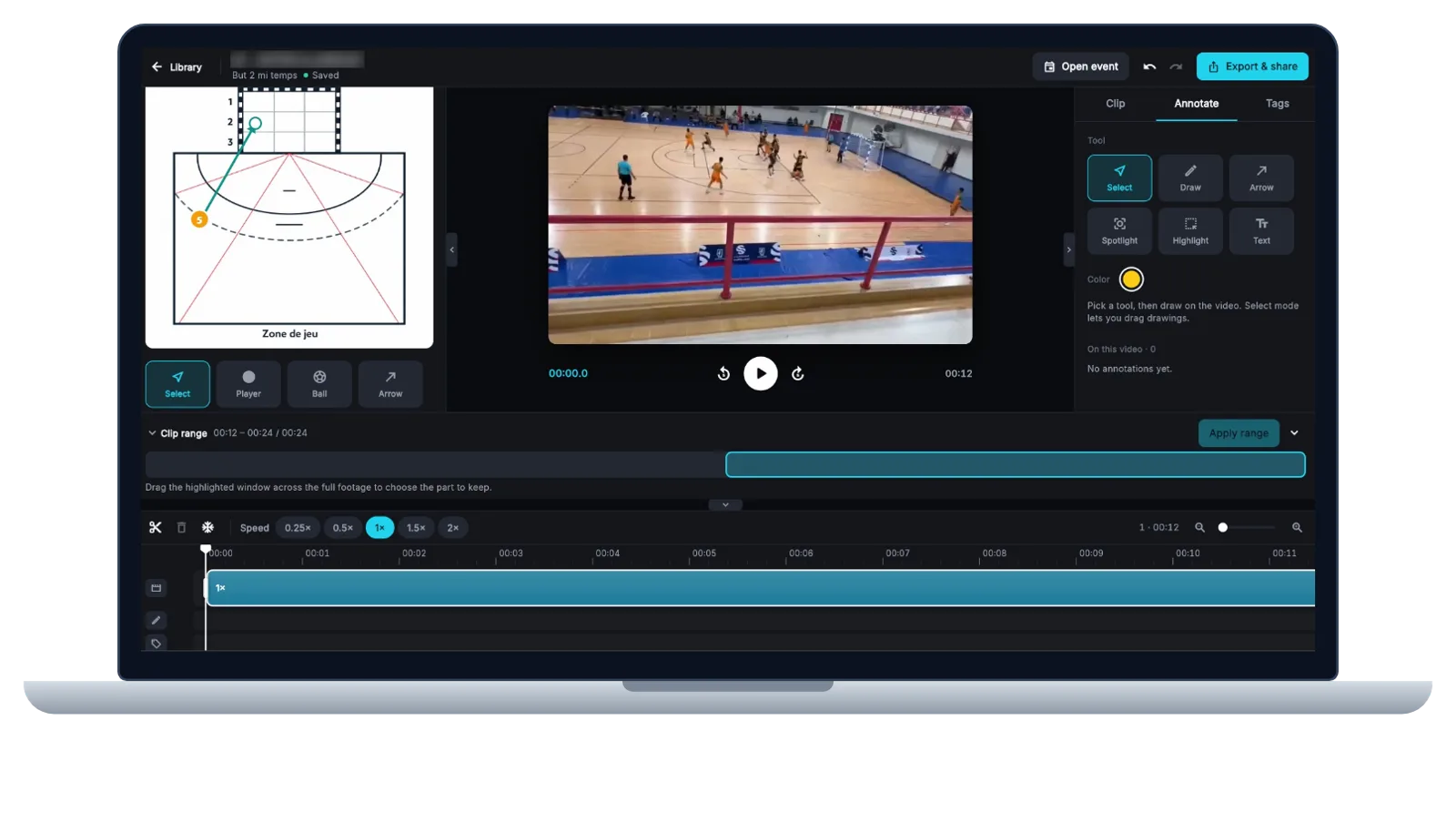 The WI Sports match video editor